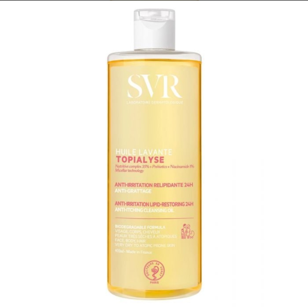 SVR TOPIALYSE HUILE LAVANTE MICELLAIRE 400 ML
